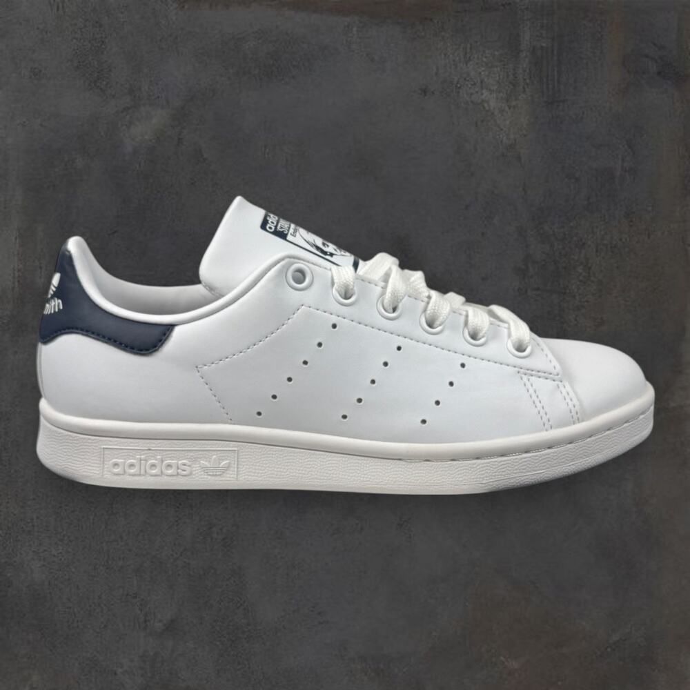 Adidas Originals Stan Smith White Navy Men's US 5 NWT NIB